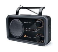 Muse Dual Band FM/MW Radio, Black M-06DS