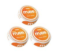 Muse Energy Pouches - Iron Brew - Smart Caffeine with Alpha GPC & L-Theanine (• 70mg •• 140mg ••• 200mg) | Sugar-Free, UK Made (Surge(200mg))