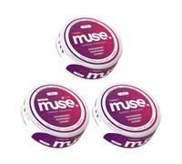 Muse Energy Pouches - Strawberry Raspberry Cherry - Smart Caffeine with Alpha GPC & L-Theanine (• 70mg •• 140mg ••• 200mg) | Sugar-Free, UK Made (Surge 200mg)