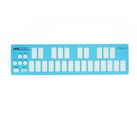 Muse Kinetics K-Board-C | Colorful 25 Key USB MPE MIDI Keyboard Controller with USB-C (Aqua)