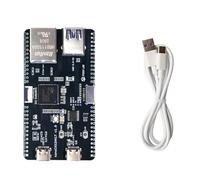 Muse LAB nanoCH32H417 Development Board, RISC-V Microcontroller, USB 3.0 SuperSpeed 5 Gbps, Ethernet, Open Source (Development Board with 1 Metre Type-C Cable)