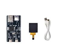 Muse LAB nanoCH32H417 Development Board, RISC-V Microcontroller, USB 3.0 SuperSpeed 5 Gbps, Ethernet, Open Source (Development Board + Type-C Cable + 1.54 Inch Screen)