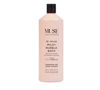 Muse London Aroma Wellness De-Stress Milky Bubble Bath with Cardamom, Sweet Orange, 1L, Mood Boosting Technology