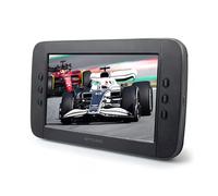Muse M-1028CVB Large Screen Portable DVD Player, Supports DVD, DVD-R/RW, CD, CD-R/RW. Compatible with MP3, JPEG and Xvid. 10.1" TFT LCD Display with Brightness Control.