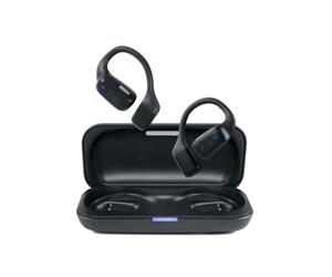 MUSE M-228 AC Open Bluetooth Earphones with Air Line, Open-Ear Headphones Bluetooth 5.4, Charging Case, Up to 24 Hours Battery Life, 8 Hours Per Earphone, USB-C, Wireless Earphones with Built-in