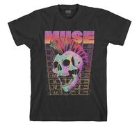 Muse Men's Mohawk Cotton T-Shirt in Black | Size: XL Muse Black XL