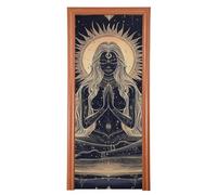 Muse Moon Godness Boho Door Cover Christmas 36x98 in Pool Party Banner Porch Indoor Outdoor Decoration L