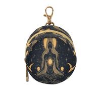 Muse Moon Godness Boho Gothic Newborned Girl Pacifier Case Holder with Zipper and Clip Change Purse Key Holder, Baby Essentials accmor funda para chupete