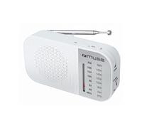 Muse Muse M-025RW FM / MW Analogue Portable Pocket Radio with Speaker, White