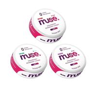 Muse No Nic Pouch Trial Pack with All Strengths (Strawberry Raspberry Cherry)
