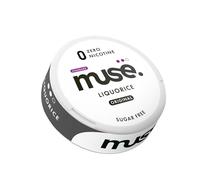 Muse No Nic Pouches, Nicotine-Free, Tobacco-Free, Zero Sugar, Oral Pouch Format, UK Made - 20 Pouches, Liquorice (Standard)