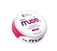 Muse No Nic Pouches, Nicotine-Free, Tobacco-Free, Zero Sugar, Oral Pouch Format, UK Made - 20 Pouches, Strawberry Raspberry Cherry (Standard)