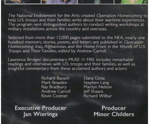 MUSE of FIRE : Operation Homecoming Writing The Wartime Experience