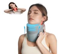 MUSE RELAX Cervical Traction Device for Neck Pain Relief, Neck Stretcher with Stepless Height Adjustment and Heating, Christmas Gifts for Him/Her/Men/Women/Dad/Mom