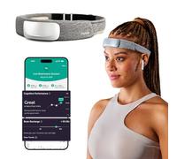 Muse S Athena: Brain-Sensing Headband for Neurofeedback, Meditation Tracking & Monitoring - Multi-Sensor Biofeedback with Sound Guidance - Opal (Light Grey)