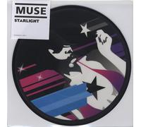 Muse Starlight - Hype Sticker Sealed UK 7" vinyl picture disc single HEL3003 Warner 2006