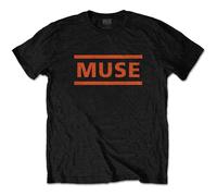 Orange Band Logo T Shirt Muse Black XL