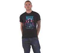 Muse T Shirt Simulation Theory Band Logo Official Mens Black XL