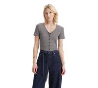 Muse Top in Vanilla Stripe Caviar