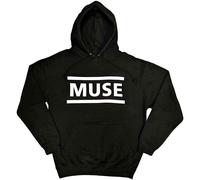 Muse Unisex Pullover Hoodie: White Logo (XX-Large)
