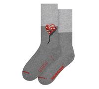 MuseARTa Banksy Graffiti Socks, Gray, 36-40