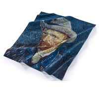 Musearta BT-VG-SH-V424391 Unisex Beach Towel with Grey Felt Hat by Artist Vincent Van Gogh Cotton 120 x 150 cm