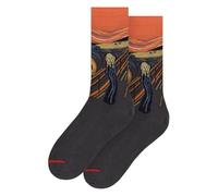 MuseARTa The Scream Artist Edvard Munch Cotton Socks Size 11-14 EM-TSC-06-46-49, orange, 46-49