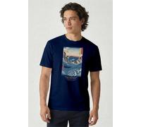 Musee D'Art Men's Hiroshige - Whirlpool T-Shirt in Navy | Size: 2XL Musee D'Art Navy 2XL