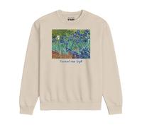 Musee D'Art Men's Vincent Van Gogh - Irises Sweatshirt in Ecru | Size: Medium Musee D'Art Ecru M