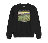 Musee D'Art Men's Vincent Van Gogh - Lavendar Fields with the Rising Sun Sweatshirt in Black | Size: 2XL Musee D'Art Black 2XL