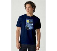 Musee D'Art Men's Vincent Van Gogh - The Starry Night T-Shirt in Navy | Size: 2XL Musee D'Art Navy 2XL