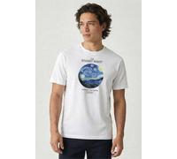 Musee D'Art Men's Vincent Van Gogh - The Starry Night T-Shirt in White | Size: Medium Musee D'Art White M