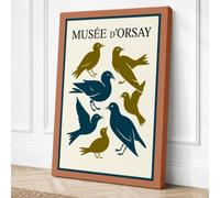 Musée d'Orsay Birds Canvas Wall Art Print 18x12 Inch (46 x 30 cm)
