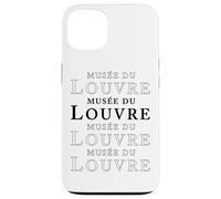 Musée du Louvre Outlines Paris France Black Print Case for iPhone 13