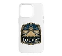 Musée du Louvre Paris France Night Case for iPhone 15 Pro Max