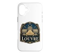 Musée du Louvre Paris France Night Case for iPhone 16 Plus