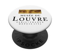 Musée du Louvre Paris France Since 1793 Mona Lisa Eyes PopSockets Adhesive PopGrip