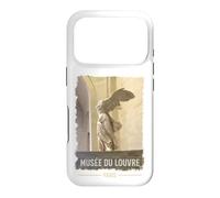 Musée du Louvre Paris France Winged Victory Brush Print Case for iPhone 17 Pro