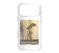 Musée du Louvre Paris France Winged Victory Brush Print Case for iPhone 17 Pro Max