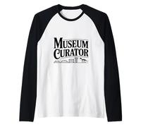 Museum Curator Life Vintage Art Lover Idea Raglan Baseball Tee