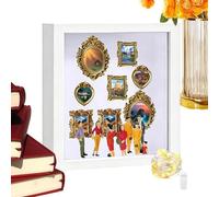 Museum Frame | Silhouettes & Family Memories Collection | Shadow Frame, for Weddings, Graduations, Retirements, Travel, Birthdays, Parties & Home Premiere