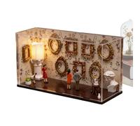 Museum Of Us Box - Solid Wood Display Frame | Tiny Display Craft With 5 Figurines | Shadow Museum Kit For Home Travel Wall Office Memory Mothers Mom And Personalized Miniature Keepsake Gallery