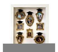 Museum Photo Frame - Small Antique Showcase, Moving DIY Photo Box with Vintage Matte Finish, Memories Holder for Miniature Figurines, Small Retro Art Frame | for the