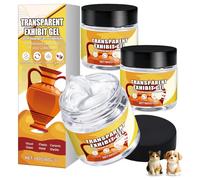 Museum Putty, 180g Removable Clear Museum Gel for Museum Collections, Reusable Exhibit Gel for for Fixed Antiques, Glass, Ceramic Decorations to Prevent Vibration, Falling