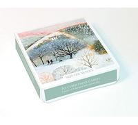 Museums and Galleries Box of 20 Christmas Cards - Winter Walks - 20 Cards, 5 Each of 4 Designs, Multicolor, Card Size: 135 x 135 mm
