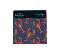 Museums & Galleries 20 Paper Napkins - 33 x 33 cm - Catherine Rowe 'Lobsters' Design - Disposable Tableware for Parties & Dining