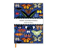 Museums & Galleries 2026 A5 Desk Diary - Week to View -Mary Katrantzou Butterflies Design