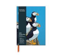 Museums & Galleries 2026 A6 Pocket Diary - Week to View - Bird Prints by Robert Gillmor