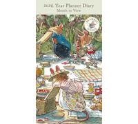 Museums & Galleries 2026 Slimline Year Planner 2026 Month To View Diary - Brambly Hedge Design by Jill Barklem