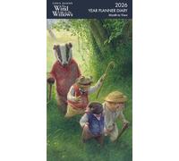 Museums & Galleries 2026 Slimline Year Planner 2026 Month To View Diary - The Wind in the Willows Design by Chris Dunn
